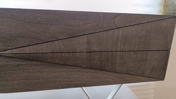 Stilinga spintelė „Wyatt“ 175x40x41 cm – natūralaus akacijos medžio akcentas Jūsų interjere - Image 3